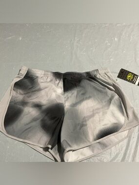 Women's Athletic Running Shorts - Gray Ombre